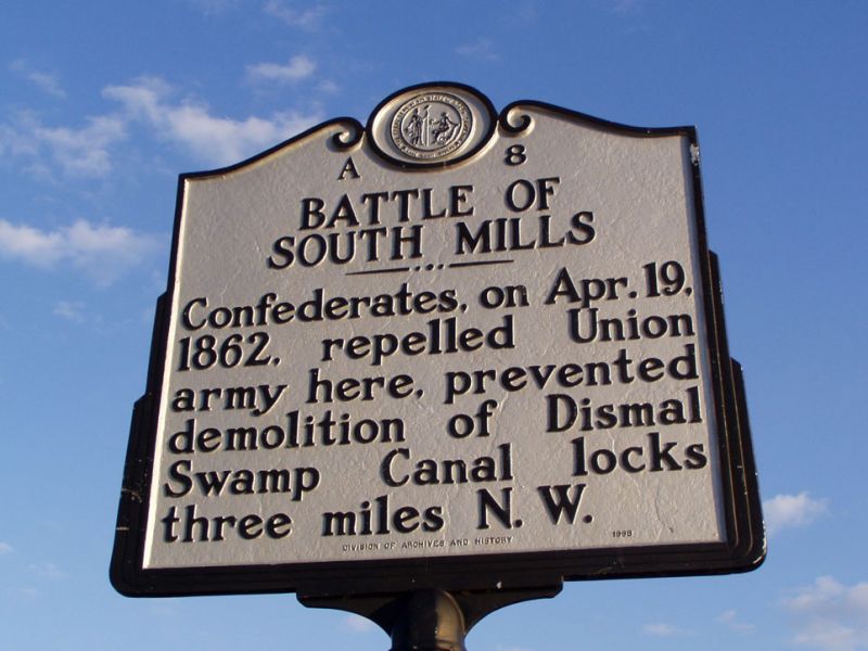 Battle Of South Mills Driving Tour